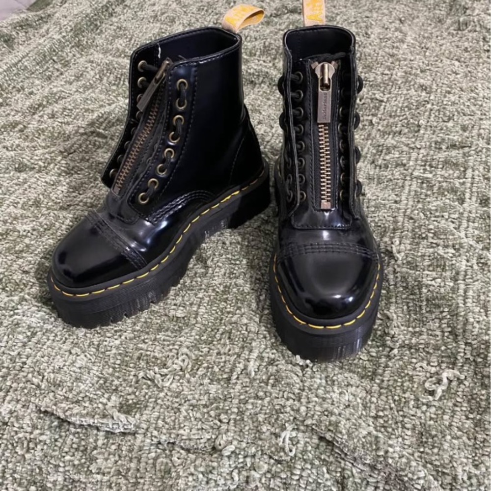 Dr Marten vegan leather boots